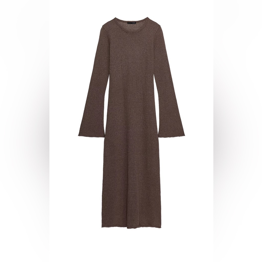 Textured Long Zara Dress